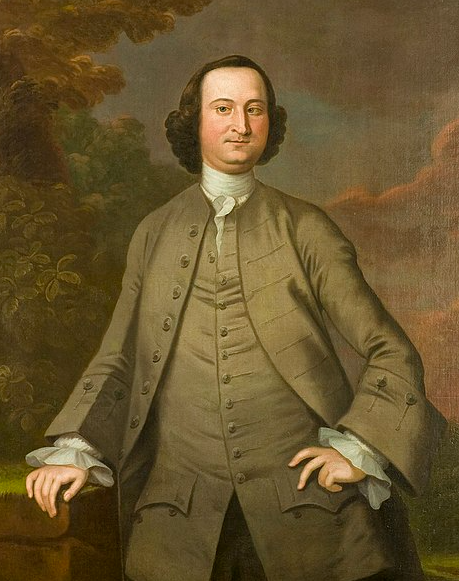 Colonel Fielding Lewis (ca. 1758) in colonial attire painted by John Wollaston