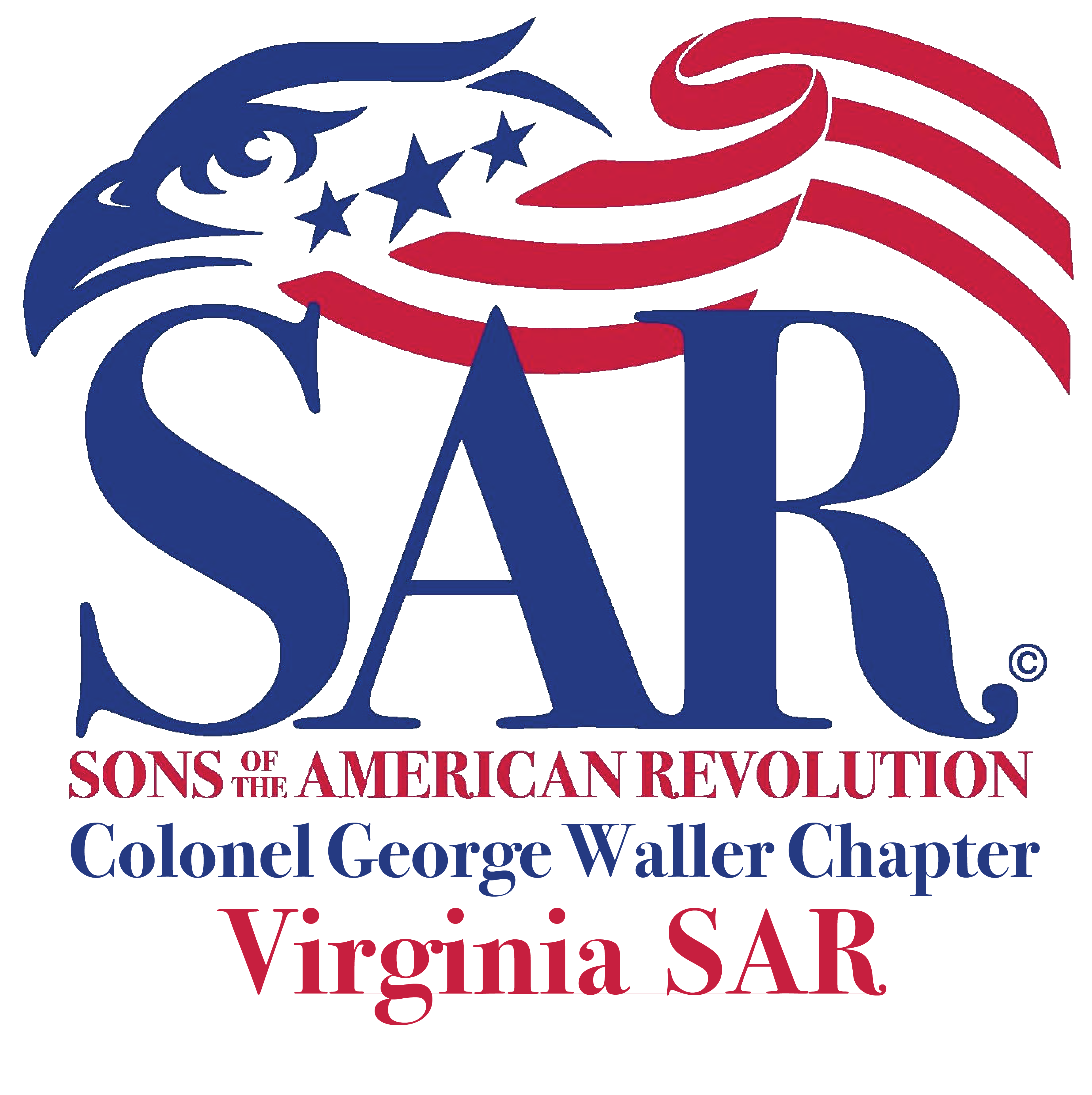 SAR Eagle logo for Colonel George Waller Chapter