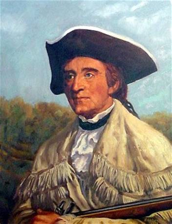 Oil painting by Robert Wilson (artist) of William Campbell Preston, who is said to have closely resembled his grandfather, Brigadier General William Campbell, of whom no likeness can he found. Courtesy of Kings Mountain National Park