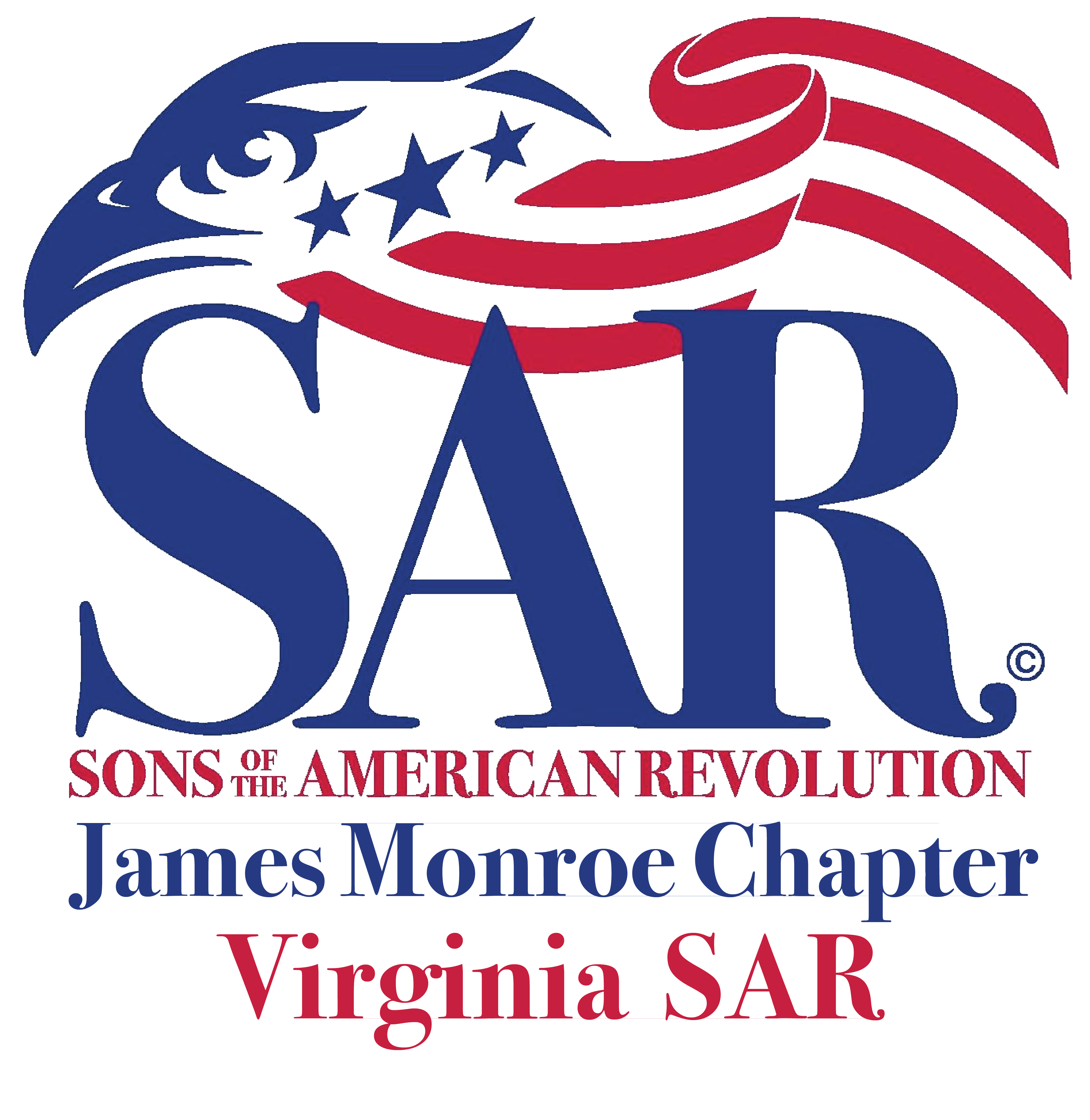 SAR Eagle logo for James Monroe Chapter