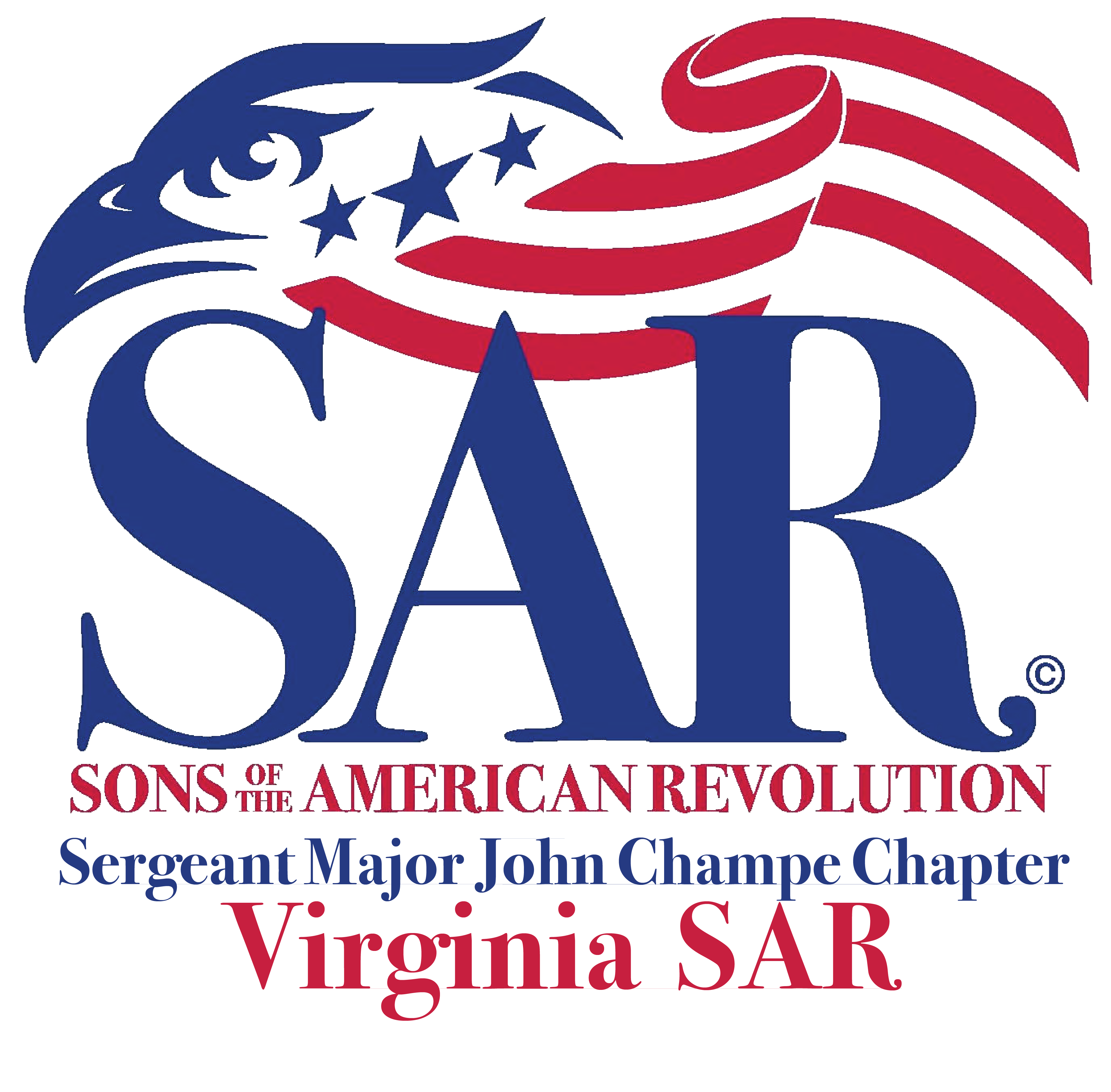 SAR Eagle logo of Sgt Maj John Champe Chapter