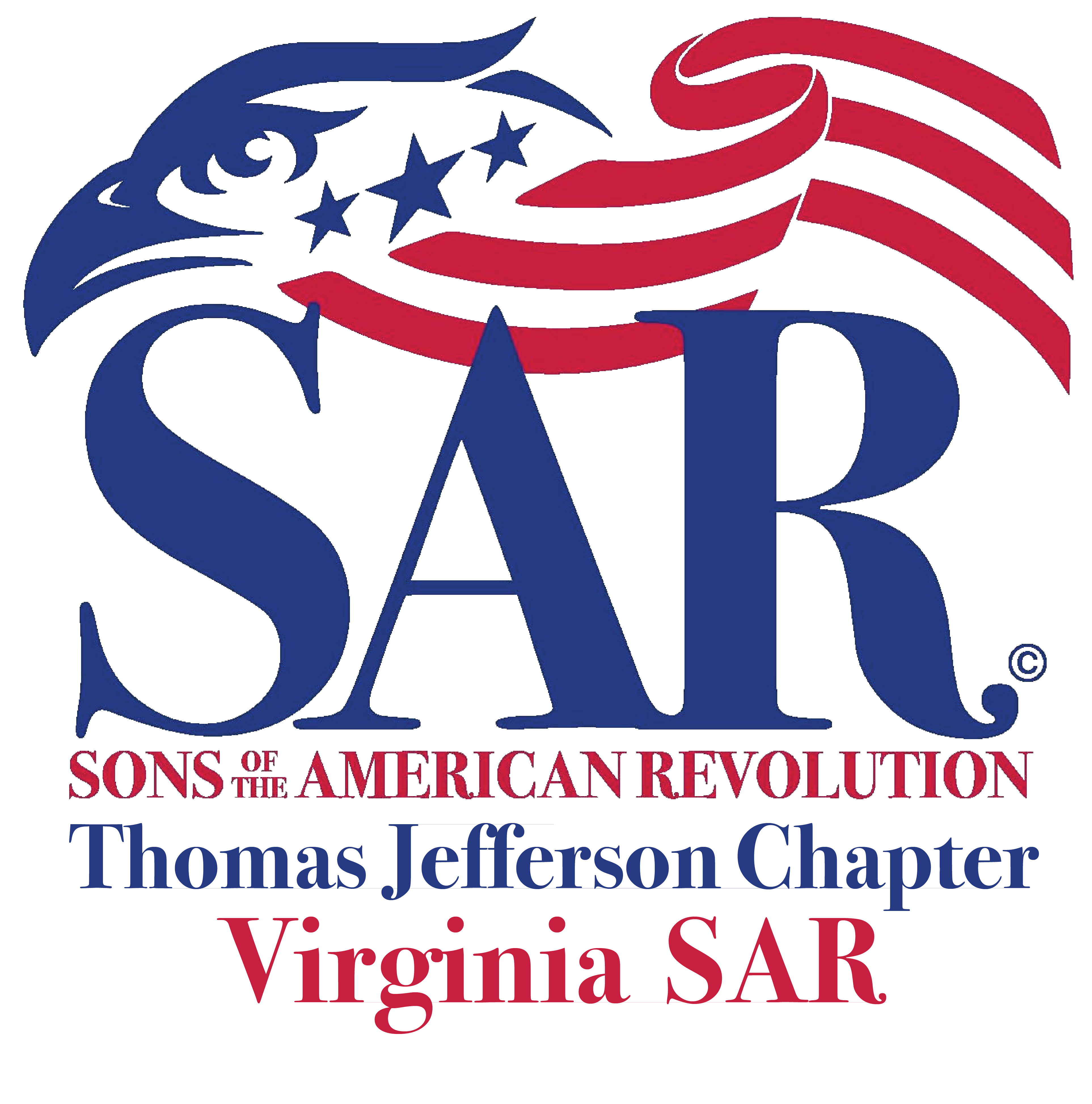 SAR Eagle Logo of Thomas Jefferson Chapter, Virginia SAR